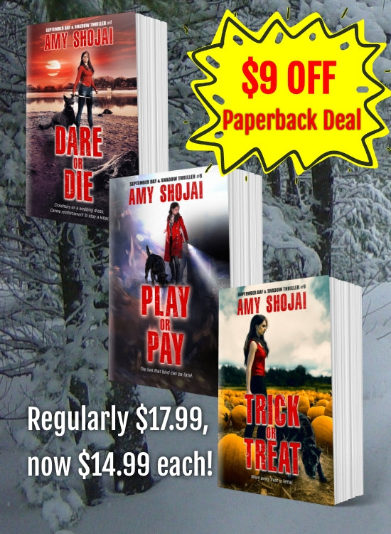 Books 7-8-9 Thriller Paperback Deal $9 Off