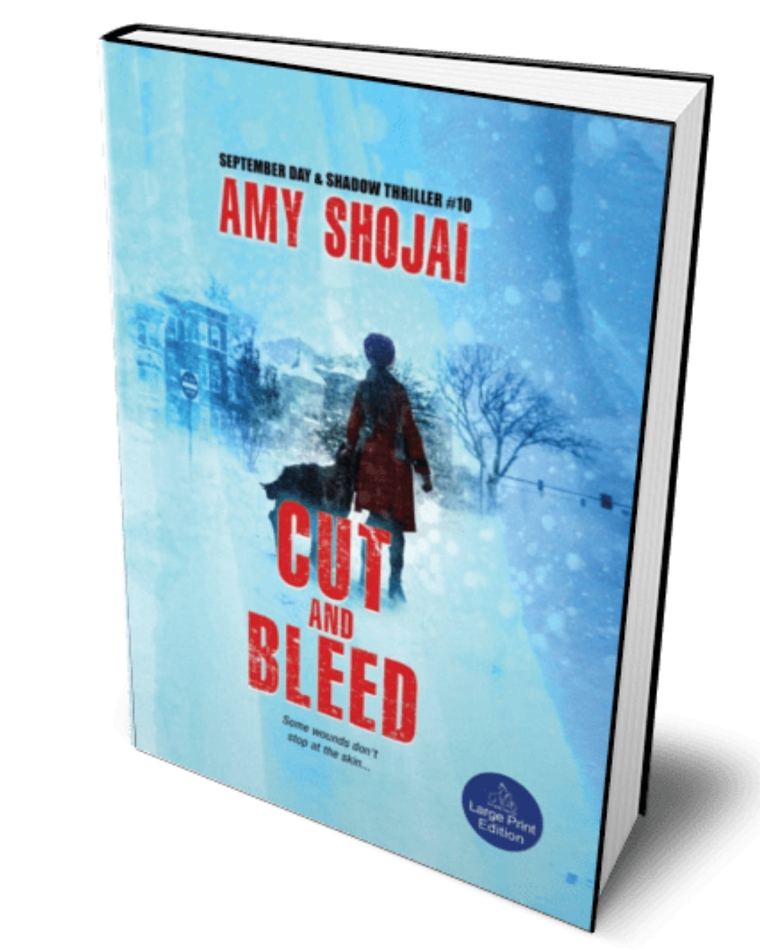 Cut And Bleed (Hardcover--LARGE PRINT)--Best Thrillers With Dogs & Cats!