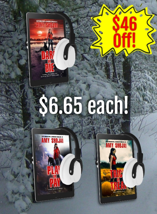 3 Door-Buster Audiobook Thrillers $46 Off Deal!